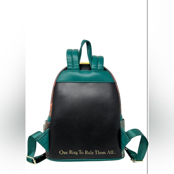 Loungefly Exclusive Lord of the Rings LOTR Movie Collage mini backpack - Picture 2 of 7